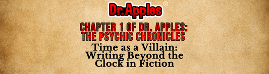 Chapter 1 of Dr. Apples: The Psychic Chronicles - Time as a Villain: Writing Beyond the Clock in Fiction - Dr. Apples