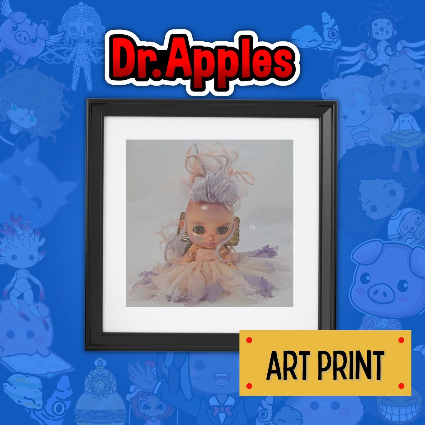 75 Apples - No. 11 | Art Print - Fairy BJD - OOAK Art Doll | Dr. Apples - Dr. Apples - Lacye A Brown