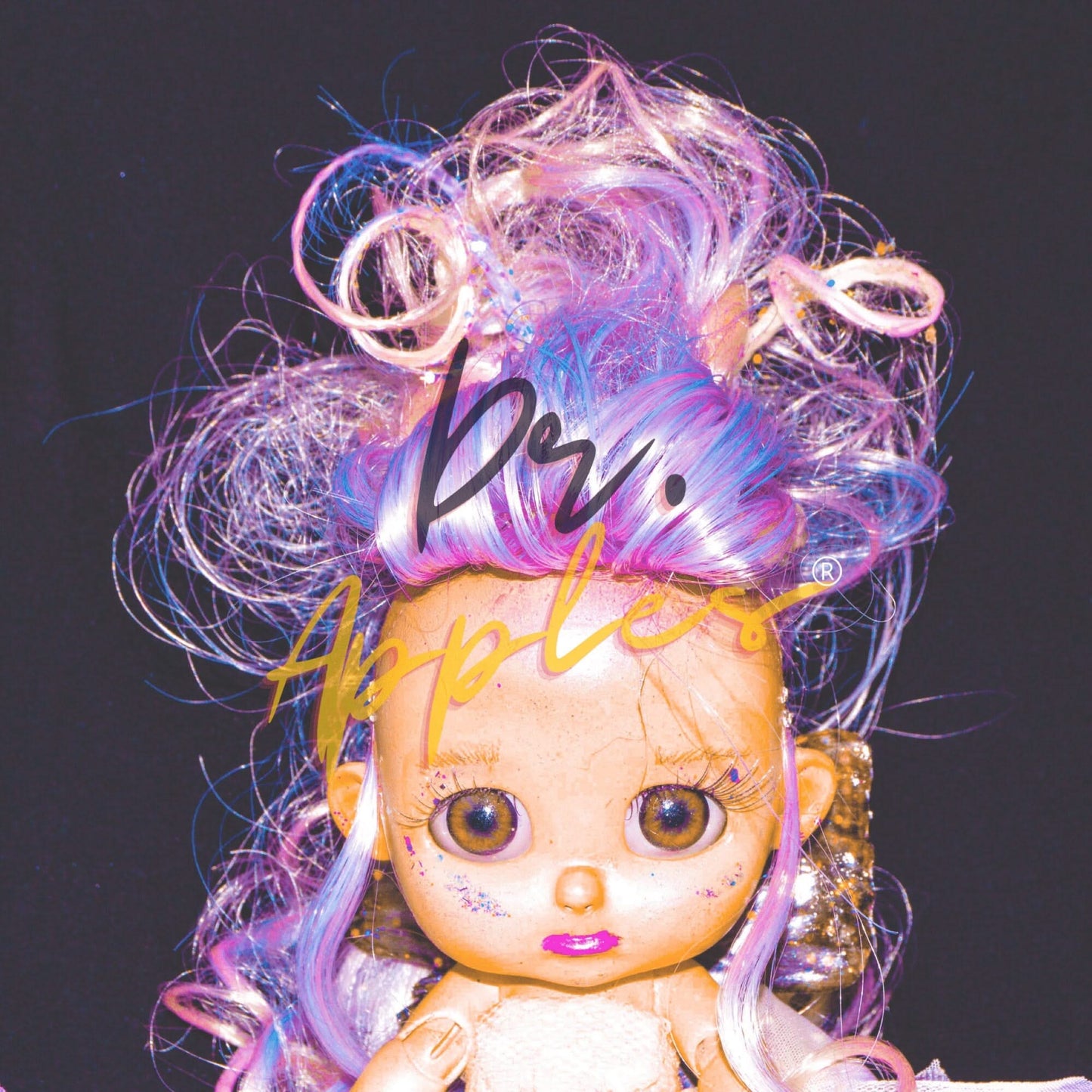 75 Apples - No. 11 | Art Print - Neon Fairy BJD - OOAK Art Doll | Dr. Apples - Dr. Apples - Lacye A Brown