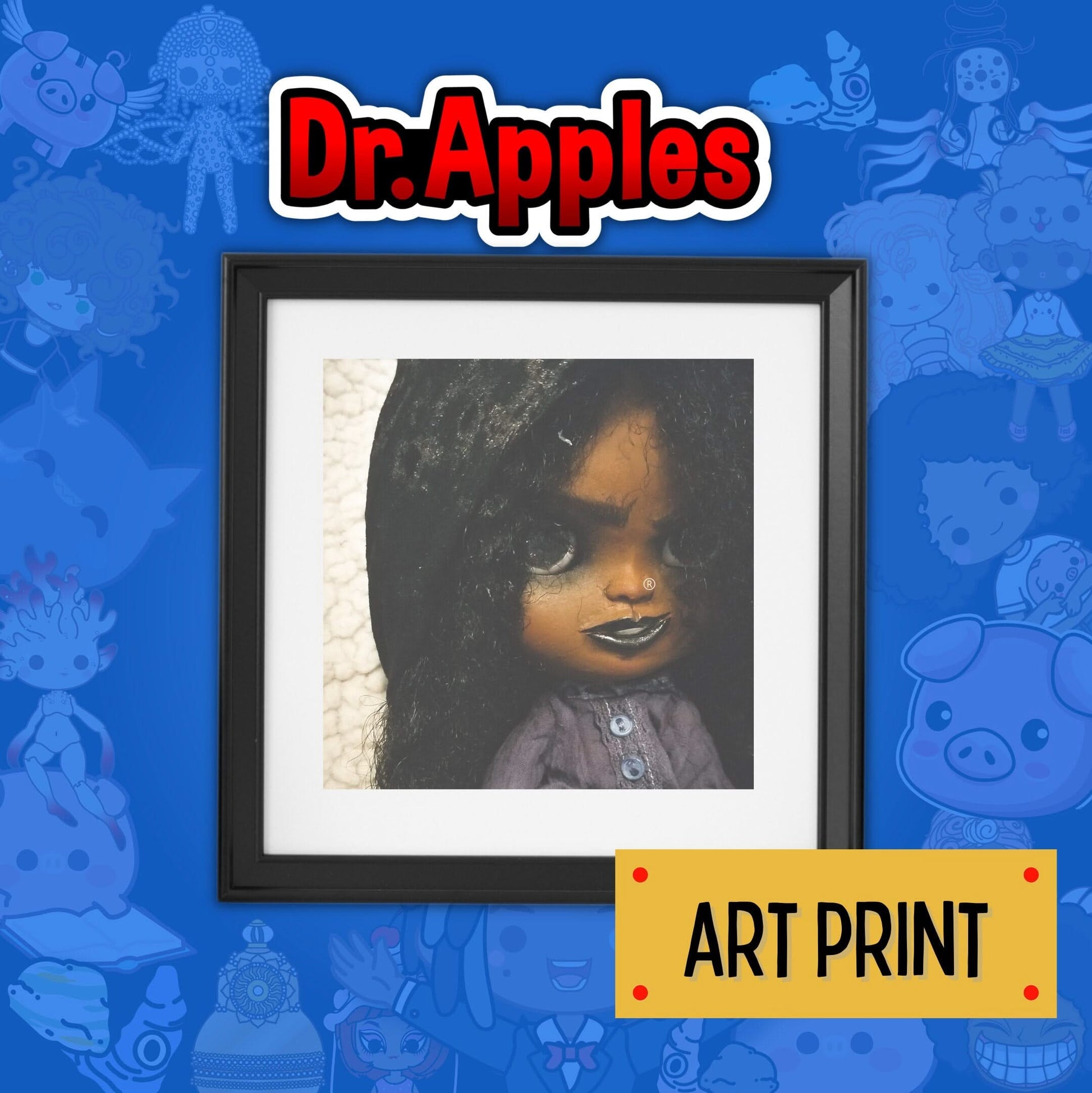 75 Apples - No. 13 | Art Print - Witch Wicca - OOAK Art Doll | Dr. Apples - Dr. Apples - Lacye A Brown