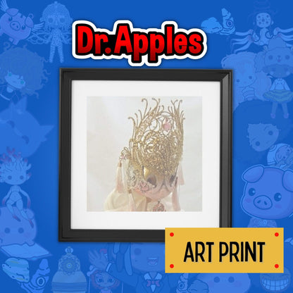 75 Apples - No. 19 | Art Print - Mask - OOAK Art Doll | Dr. Apples - Dr. Apples - Lacye A Brown