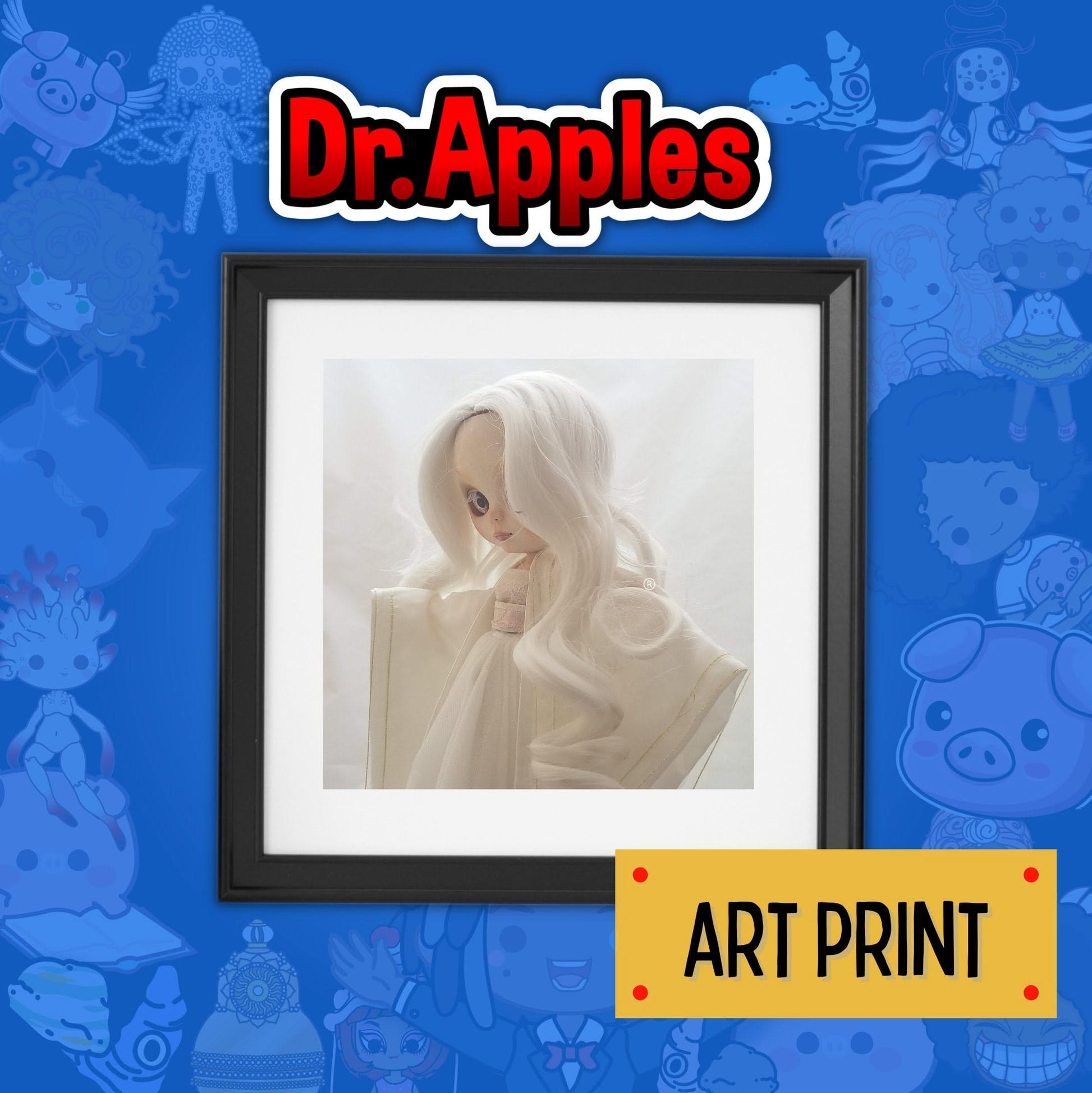 75 Apples - No. 19 | Art Print - Miss Rose Quartz - OOAK Art Doll | Dr. Apples - Dr. Apples - Lacye A Brown