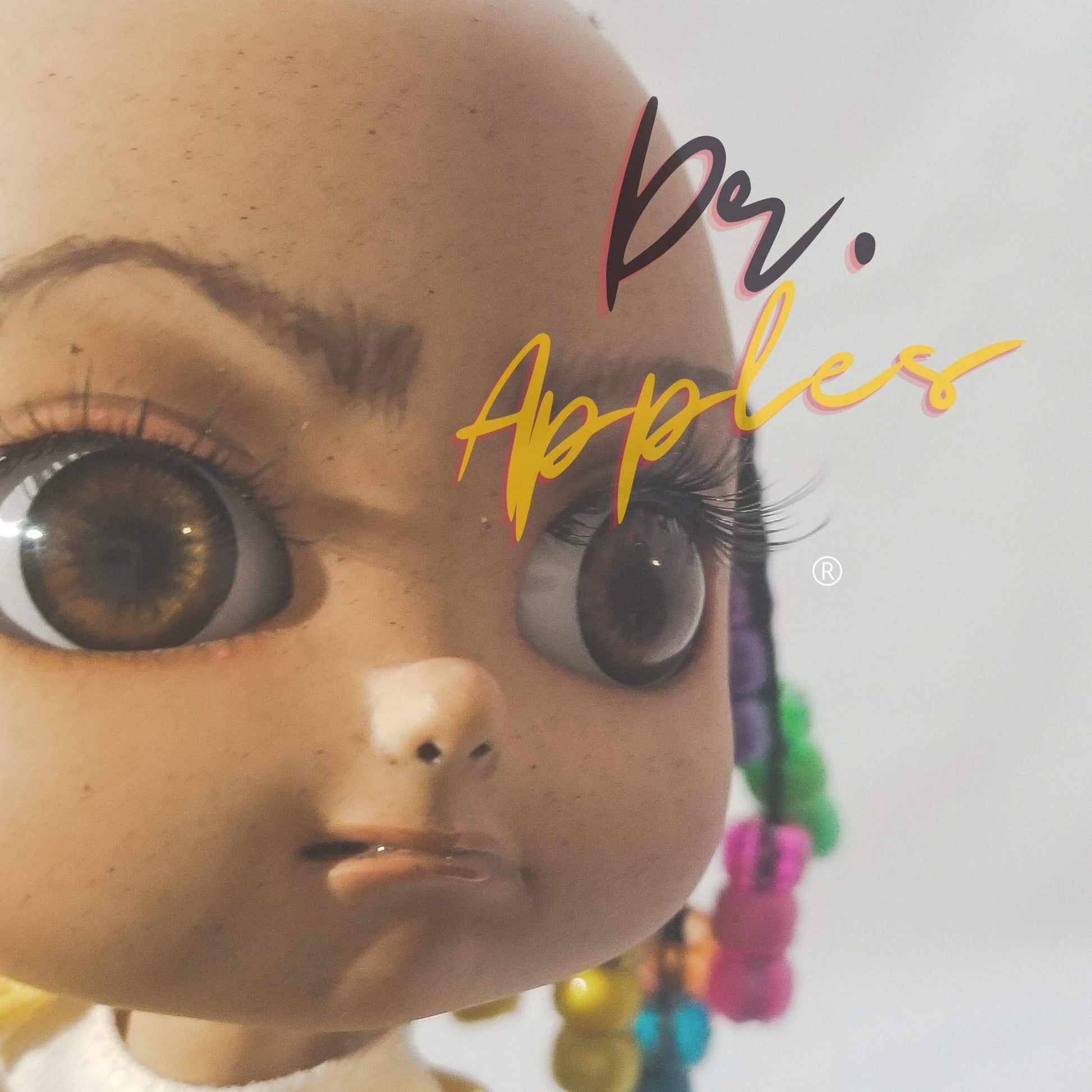 75 Apples - No. 2 | Art Print - Braids - OOAK Art Doll | Dr. Apples - Dr. Apples - Lacye A Brown