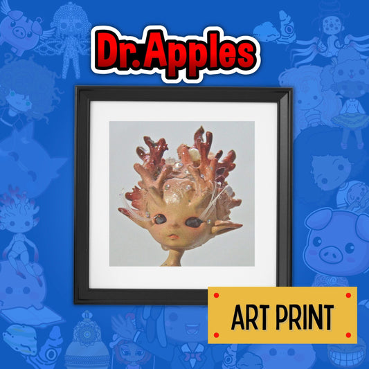 75 Apples - No. 27 | Art Print - Sea - OOAK Art Doll | Dr. Apples - Dr. Apples - Lacye A Brown