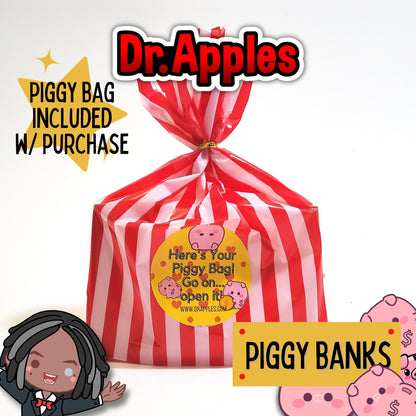 Ice Cream Piggy Banks - Birthday Gifts, Party Favors, Unique Gift - Dr. Apples - Lacye A Brown