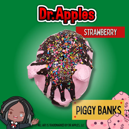 Ice Cream Piggy Banks - Birthday Gifts, Party Favors, Unique Gift - Dr. Apples - Lacye A Brown