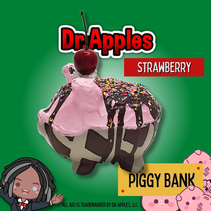 Ice Cream Piggy Banks - Birthday Gifts, Party Favors, Unique Gift - Dr. Apples - Lacye A Brown