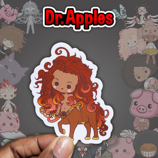 Cute Art Doll Sticker- Sagittarius- Kawaii