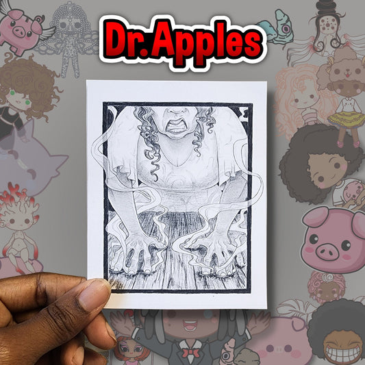 Monster Art Print | Dr. Apples - Dr. Apples - Lacye A Brown