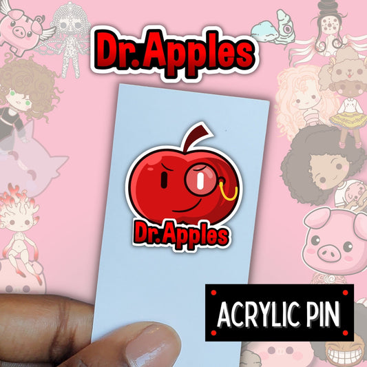 Pin | Acrylic | LOGO | Dr. Apples - Dr. Apples - Lacye A Brown