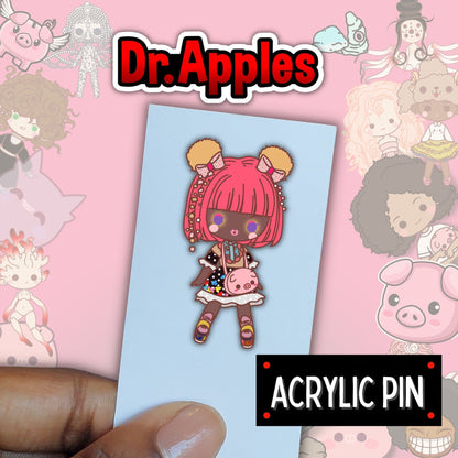 Pin | Kawaii Doll | African American | Harajuku | Dr. Apples - Dr. Apples - Lacye A Brown