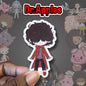 Sticker | Chibi Doll | Non Binary | Vinyl | Dr. Apples - Dr. Apples - Lacye A Brown