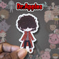 Sticker | Chibi Doll | Non Binary | Vinyl | Dr. Apples - Dr. Apples - Lacye A Brown