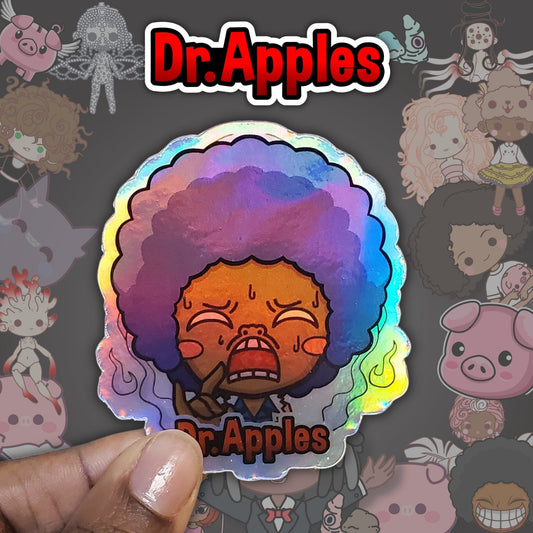 Sticker Holographic | Rock On | Young Dr. Apples - Dr. Apples - Lacye A Brown