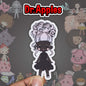 Sticker | Kawaii Doll | African American| Dots | Dr. Apples - Dr. Apples - Lacye A Brown