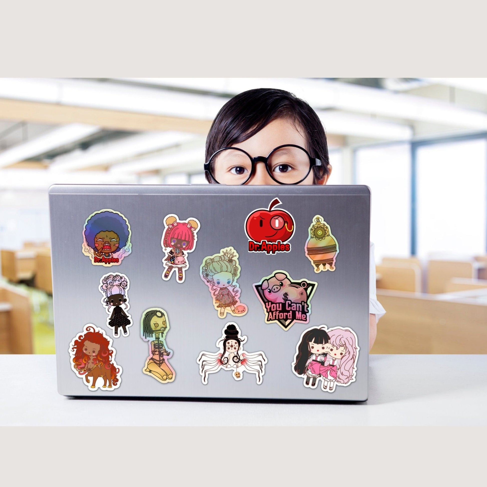 Sticker | Kawaii Doll | Yokai | Spider| Dr. Apples - Dr. Apples - Lacye A Brown