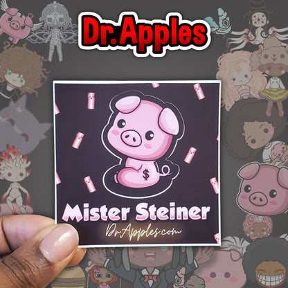 Sticker | OG Version Mr. Steiner Sit | Dr. Apples - Dr. Apples - Lacye A Brown