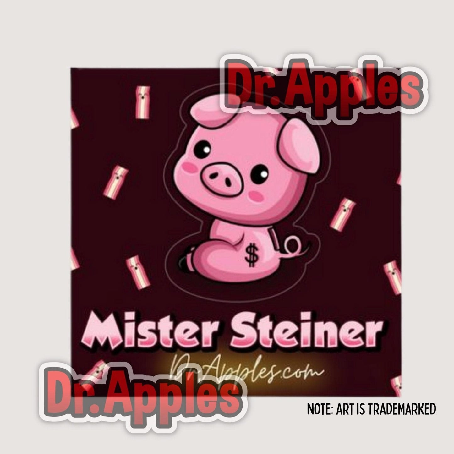 Sticker | OG Version Mr. Steiner Sit | Dr. Apples - Dr. Apples - Lacye A Brown