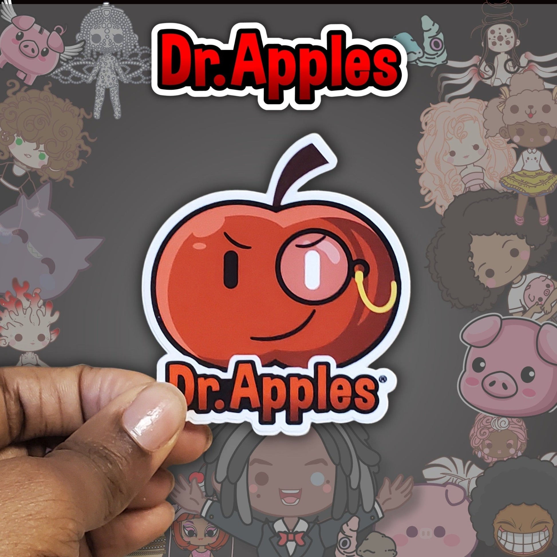 Sticker | Vinyl | Logo | Dr. Apples - Dr. Apples - Lacye A Brown